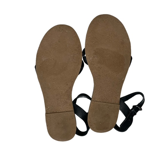 Madewell Black Crisscross Boardwalk Sandals Size 7.5 - Picture 5 of 7